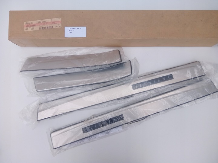 фото №6, Планки накладки порога led infiniti q70 m35 m37 m30