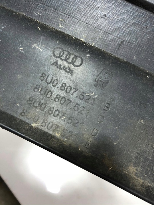 фото №7, Накладка бампера диффузор зад audi q3 8u0 11-14 8u0807521b