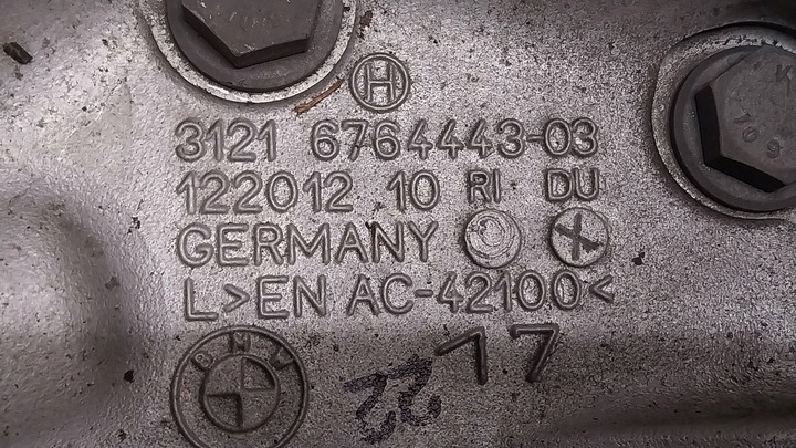 фото №6, Поворотный кулак ступица суппорт левый перед 6764443 bmw e90 e91 e92 e93 e81 e82 e87