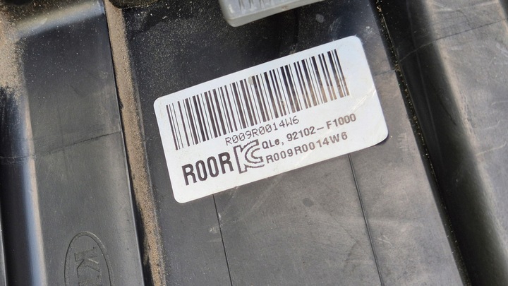 фото №14, Лампа фара правый перед kia sportage iv 2015- оригинальный номер 92102-f1000 красивая оригинал