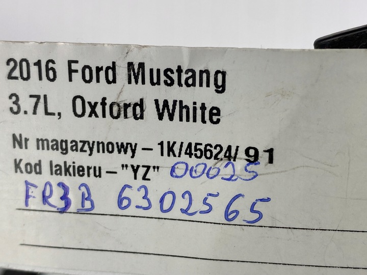 фото №6, Планка ковзун скла ford mustang vi 15+ usa