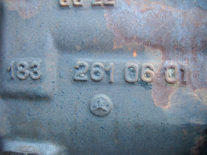 фото №10, Mercedes w120 понтон 1953-1962 180d кпп кпп / коробка передач 1832610601