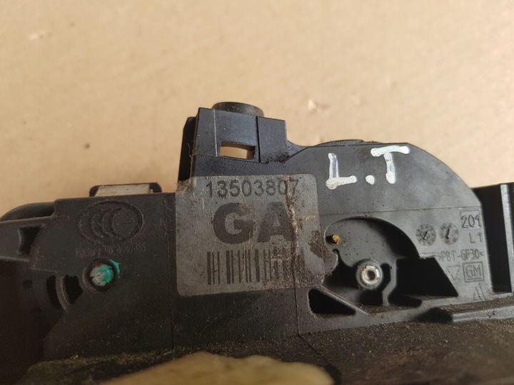 фото №8, Замок двері лівий зад insignia a astra j / 5 pin 13503807 європа справний