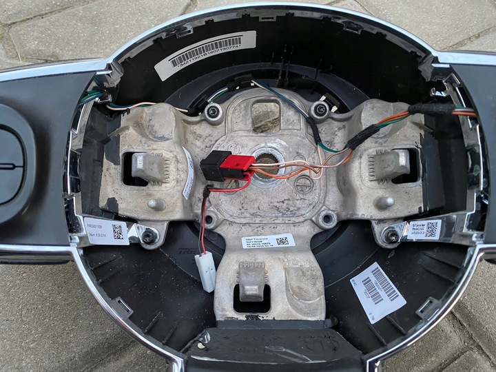 фото №7, Руль многофункциональная fiat 500 рестайлинг