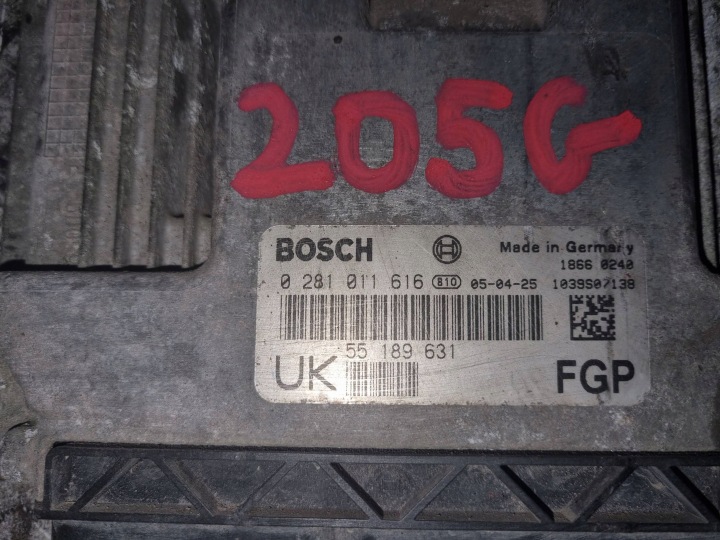 фото №9, Блок управления двигателем (ecu) ecu opel vectra c 1.9 tdi 0281011616 55189631 100% ok