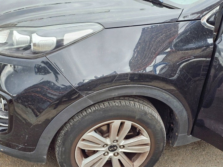 фото №7, Перед комплектний бампер капот pas kia sportage iv 4 чорний 1k 1.6 gdi