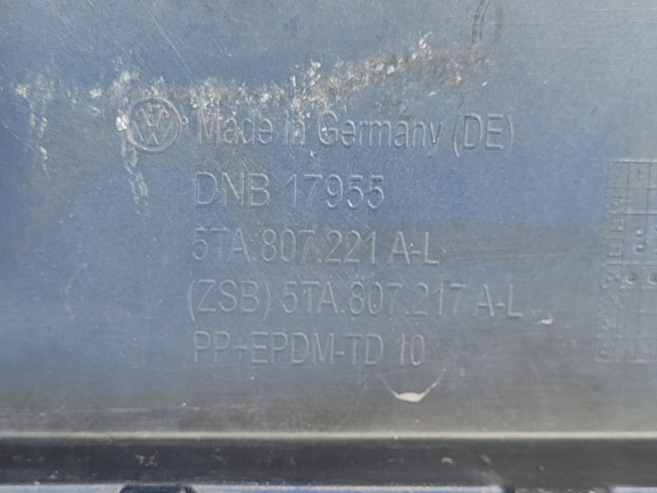 фото №13, Vw touran ii 2 iii 3 | бампер перед передній 5ta807221a-l | 2105