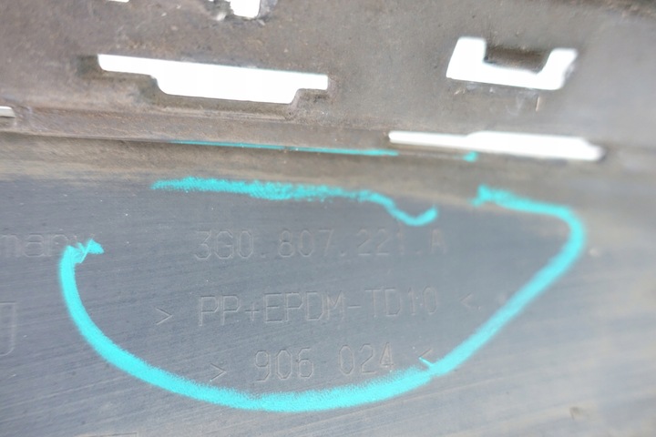 фото №11, Volkswagen passat b8 3g 2014-2019 бампер перед переднє 3g0807221a