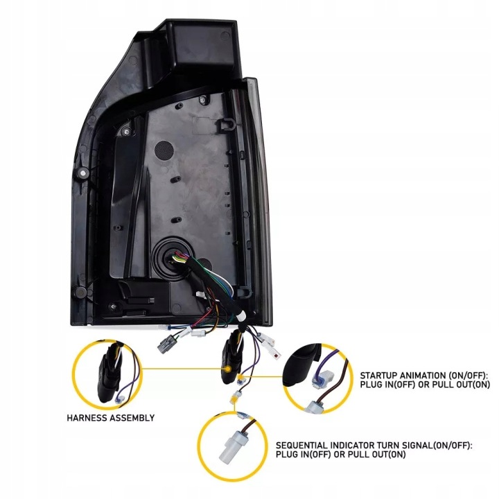 фото №10, Лампи зад vland led тюнінг vw t6 1 transporter multivan caravelle 7e 15-24