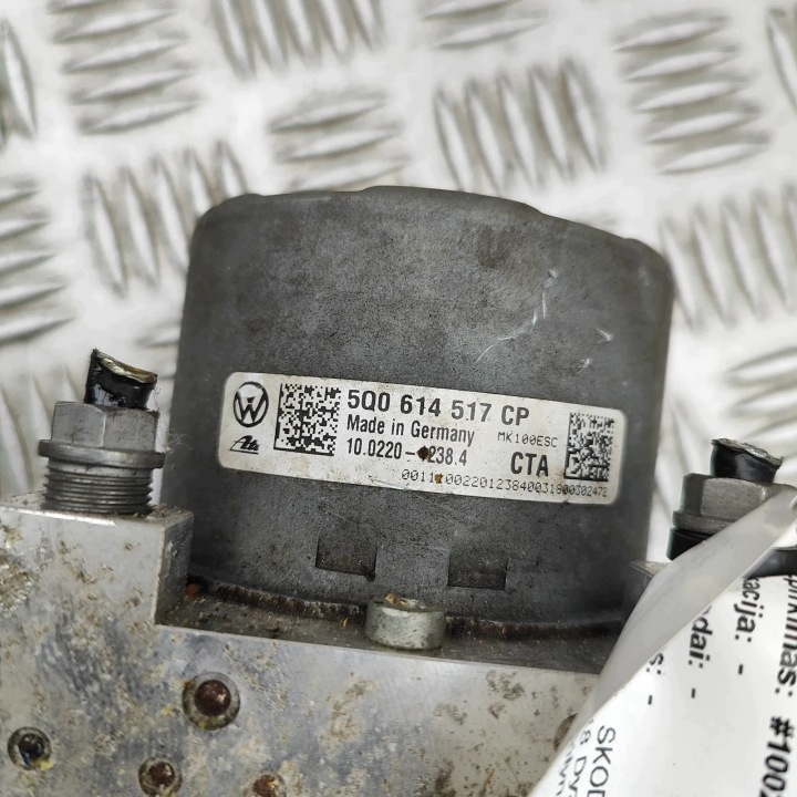 фото №7, Блок управления abs skoda octavia iii combi 5e5 10091643923 33096172 2.0l 110kw