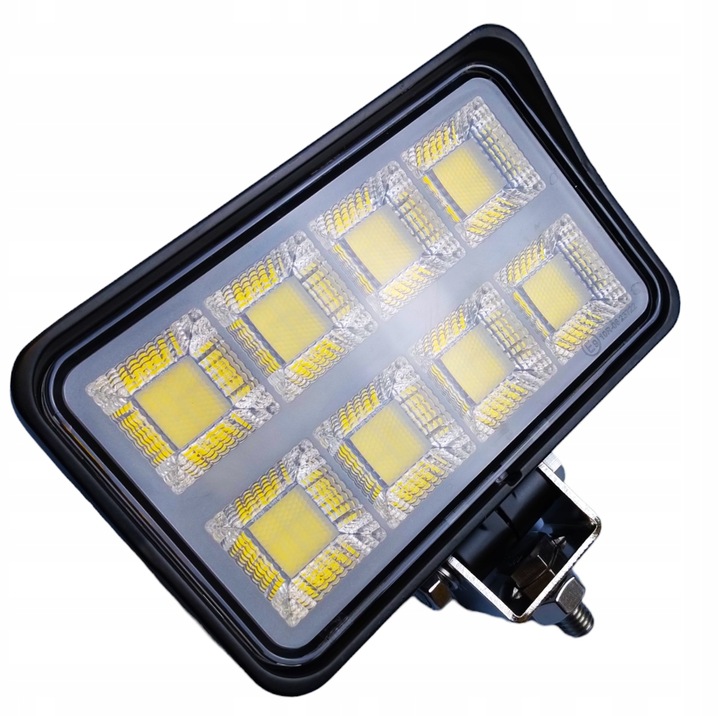 фото №3, Лампа рабочая светодиодная 160 led диоды osram рассеивающая 12-24v prostokątna