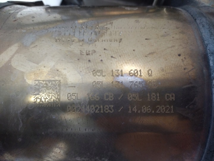 фото №9, 05l131705p dpf 2.0 tdi vw golf tiguan arteon