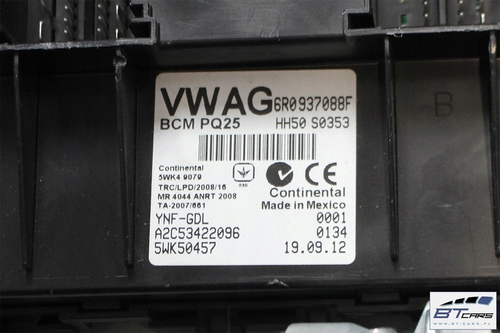 фото №6, Vw the beetle набор стартовый запуска автомобиля автомобиль 5c5920870b 06k906070