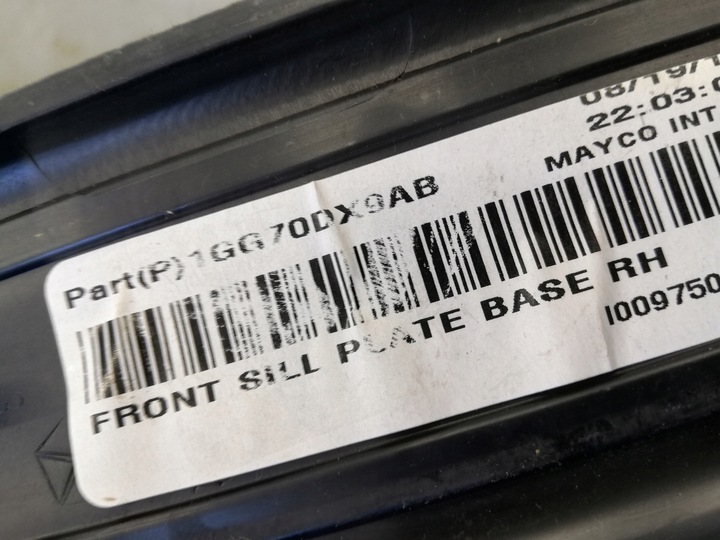 фото №5, Jeep grand cherokee iv wk2 планка порога порог 11r - запчасть оригинальная