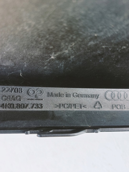 фото №11, Audi a6 c8 4k0 allroad спойлер бампера перед 4k0807733