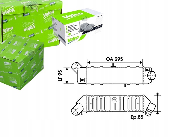 фото №1, Интеркулер seat ibiza v 1.4 tsi 6j5. 6p1