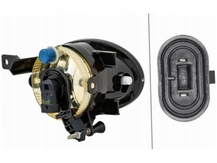 фото №2, Галоген протитуманний лівий vw touareg 10-14