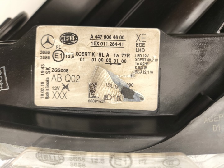 фото №12, Фара ліві перед передня повний led ils mercedes v vito w447