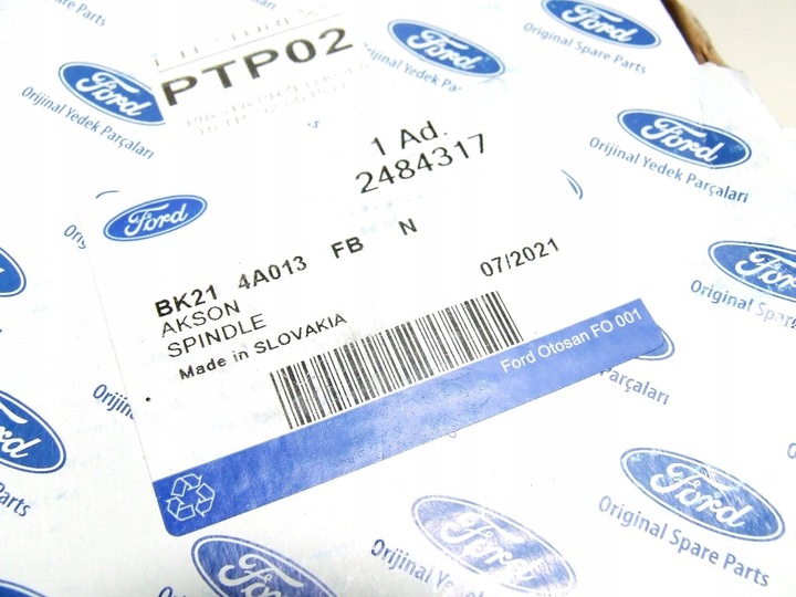 фото №9, Штифт підшипник ступиці зад transit 2006.04 - 2010.04_ 2484317 _ bk21-4a013-fb