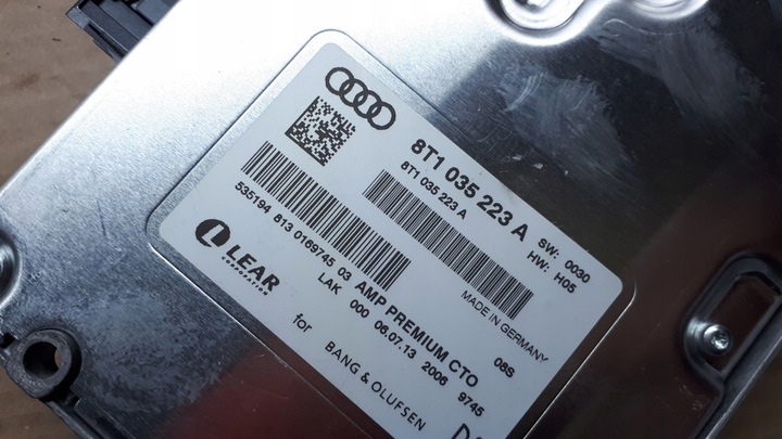фото №7, S4 b8 рестайлинг a4 усилитель bang olufsen 8t1035223a