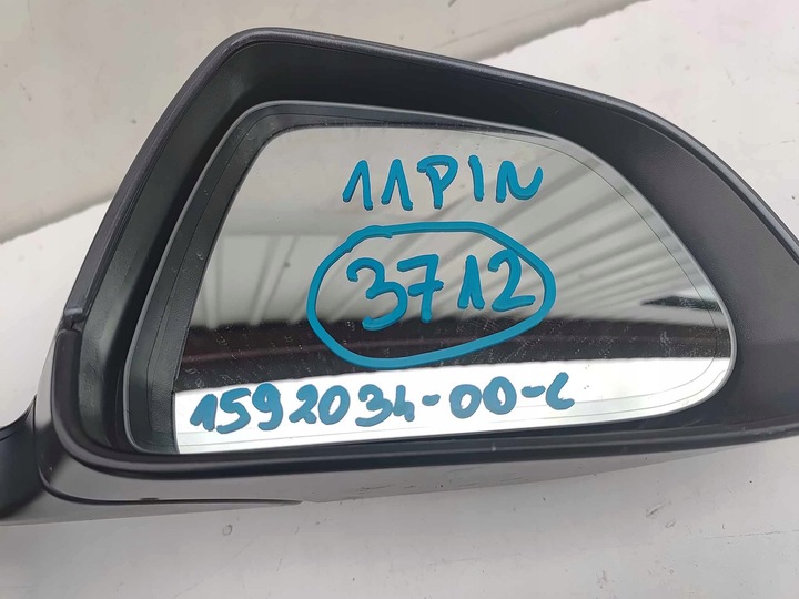 фото №13, Tesla модель 3 дзеркало праві 11 pin 1592034-00-c 3712