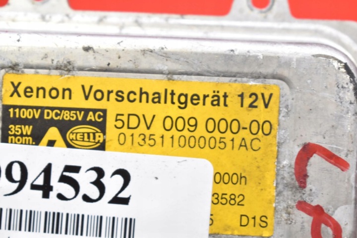 фото №8, Блок розпалу ксенону оригінал  ксенон ліва 5dv009000-00 bmw e60 e61 03-07