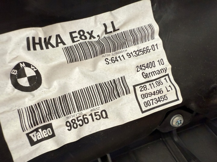 фото №7, Bmw 1 e81 e87 отопитель комплектная 9132566 985615q