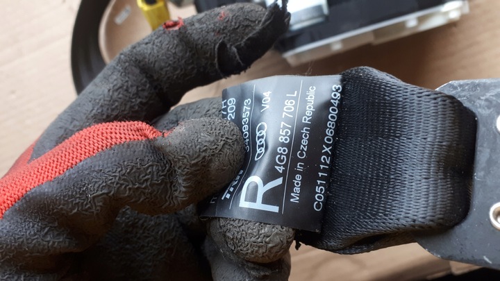 фото №8, S6 c7 4g a6 pas безопасности правые 4g8857706l перед a7 s7