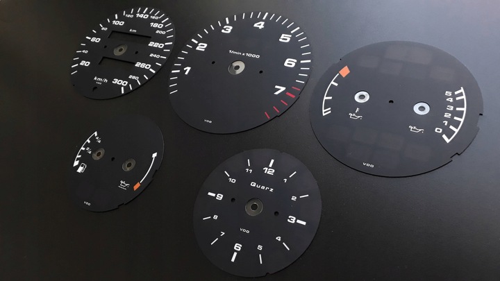 фото №6, Porsche 911 964 диски спідометра прилади mph na kmh