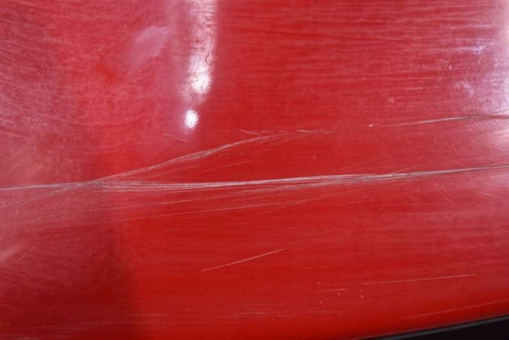 фото №6, Крышка багажника зад задняя красная toyota yaris 2 ii 3d 05-09