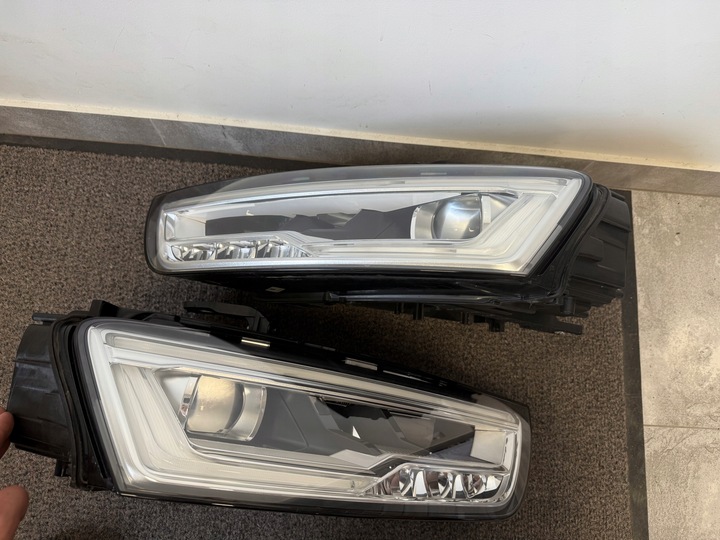 фото №14, Комплект лампа передних audi q3 8u0 рестайлинг 15-19 полный led dynamic8u0941033/034