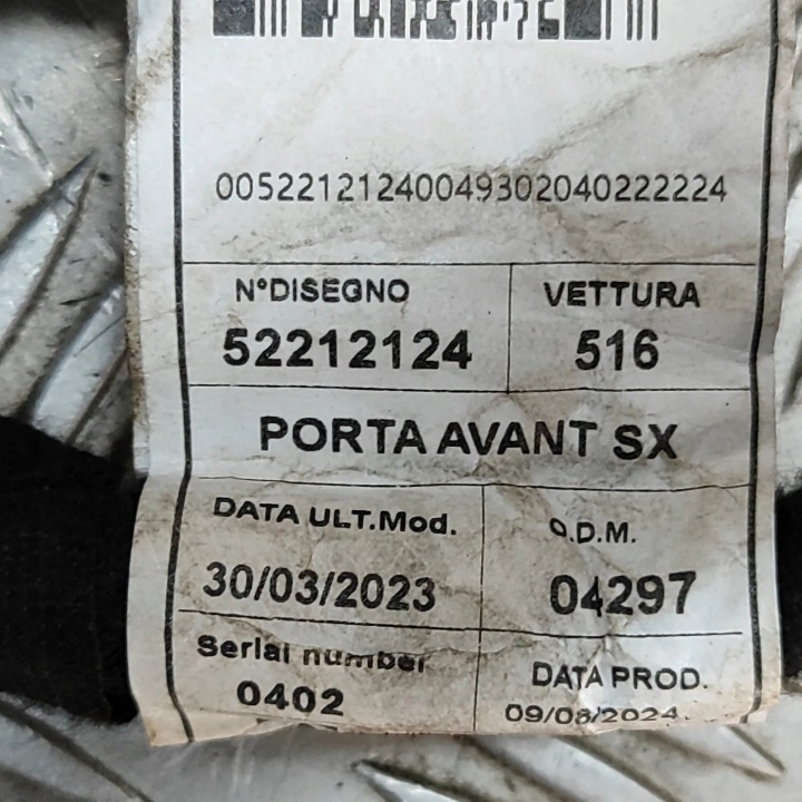 фото №8, Жгут передних левых дверь jeep avenger j2 52212124 29049629 1.2l 74kw