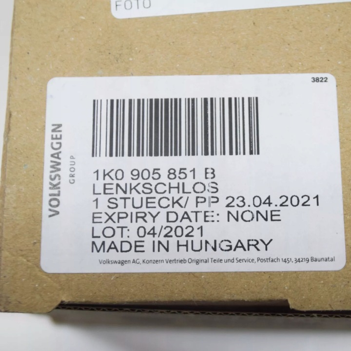 фото №9, Audi a1 8x руль lock 1k0905851b oem
