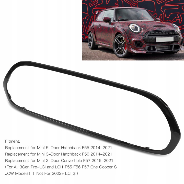 фото №7, Gloss чорний crade кришка przestrzenna заміна mini f55