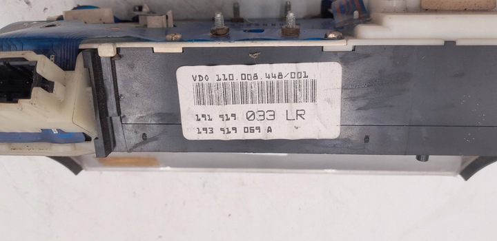 фото №11, Volkswagen golf ii 1300 спідометр  / спідометр прилади 19191903lr