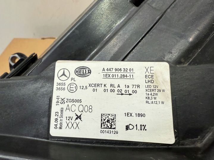 фото №14, Mercedes v клас vito a447 w447 повний led ils фара ліва перед a4479063201