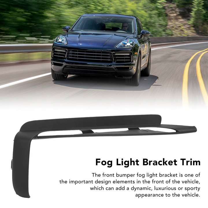 фото №14, Планка бампера передней abs чёрный кронштейн света противотуманный