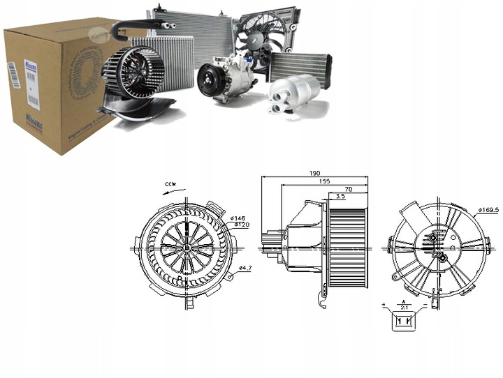 фото №11, Повітродувка nissens 87085 1845107