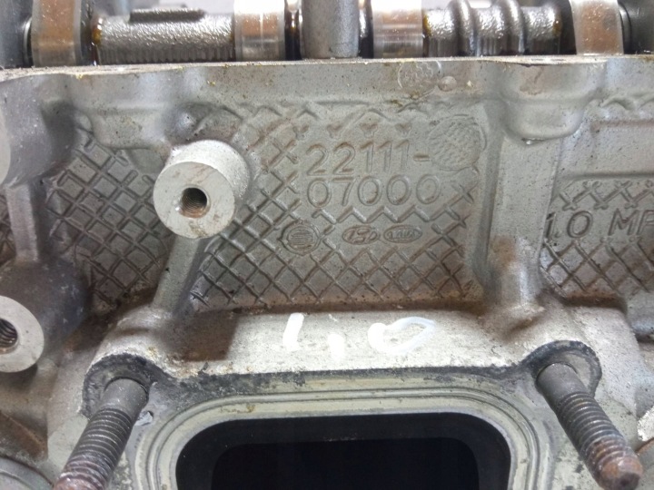 фото №9, Hyundai i10 iii головка двигателя 1.0 b g3ld oem номер 22111-07000