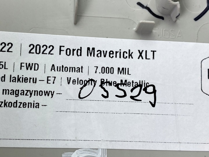 фото №6, Правая защита средняя стойка b стойка ford maverick 2022+ usa