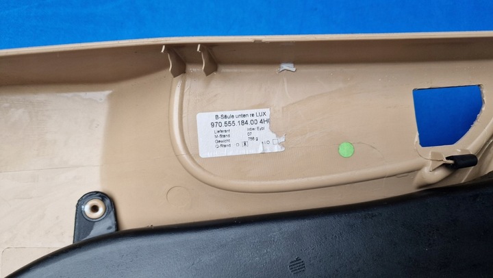 фото №10, Стійка b dół маскувальна накладка середня porsche panamera 970 luxor бежевий beż