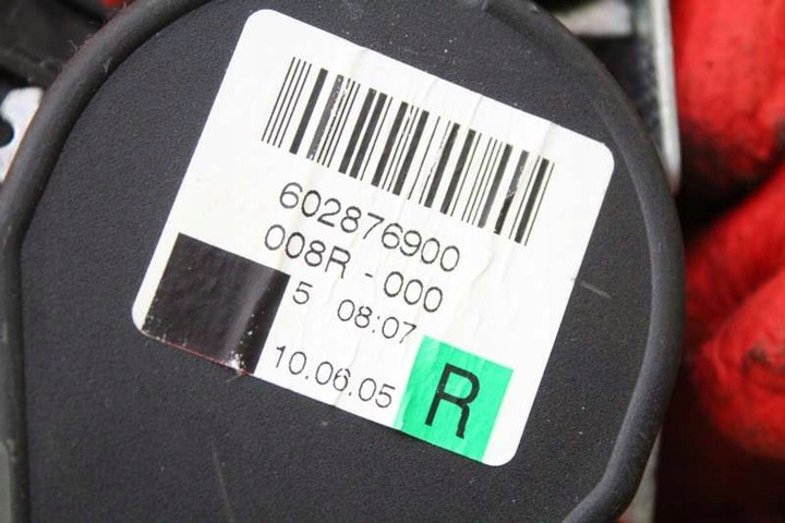 фото №9, Pas безпеки правий перед eu 602876900 mercedes b-klasa w245 05-08