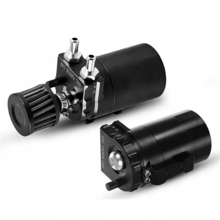 фото №11, Oil catch tank комплект сепаратор масла з фільтром 10 i 15mm 300ml чорний