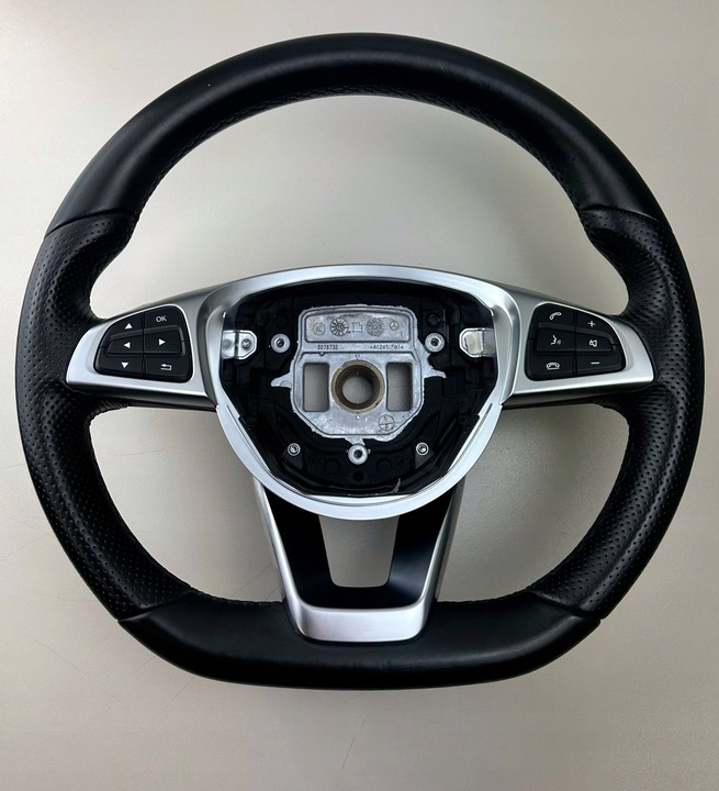 фото №1, Руль mercedes c-klasa w205 amg кожа мультифункция