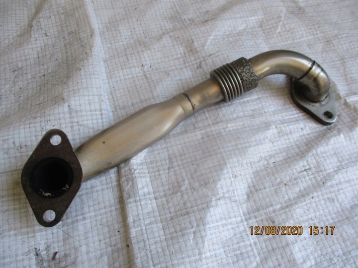 фото №10, Трубка  трубка egr 038131521bm 02/18 vw golf iv tdi