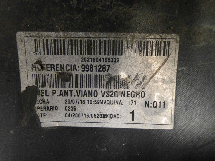 фото №9, Mercedes vito w447 бампер переднє 447