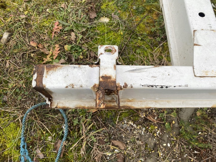 фото №8, Sprinter vw lt 96- рама ходовая часть спарка белая нет zardzewiała