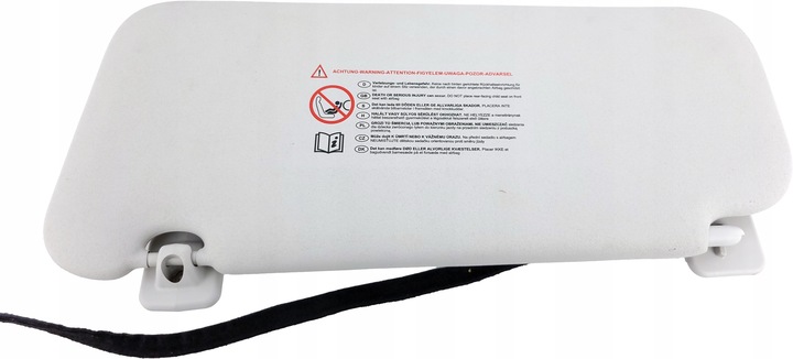 фото №5, Citroen c5 x7 iii рестайлінг 3 сонцезахисний козирок праві пасажира європа