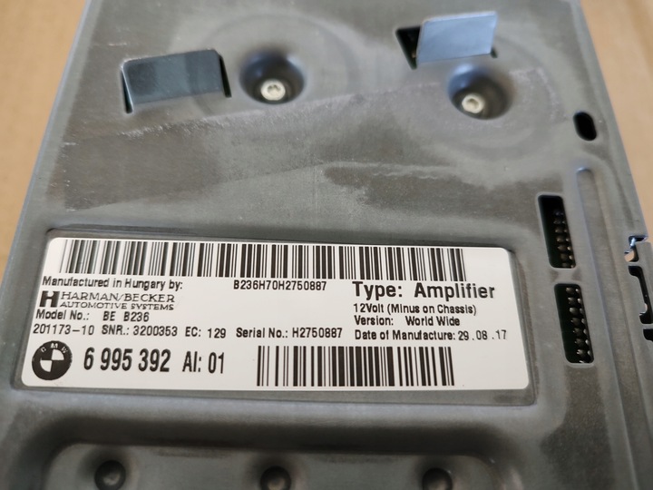 фото №7, Bmw 6gt g32 м-пакет динамики набор harman кардон усилитель