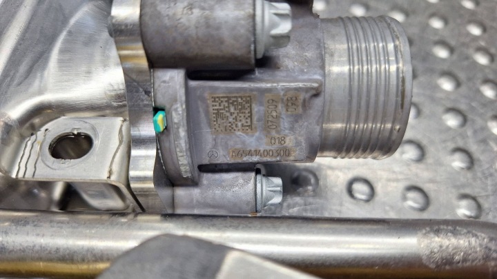 фото №8, Радиатор выхлопных газов клапан egr a6541400300 mercedes w118 w177 w247 2.0 cdi